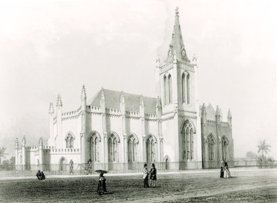 Trinity Church, Port of Spain by Eugene Ciceri